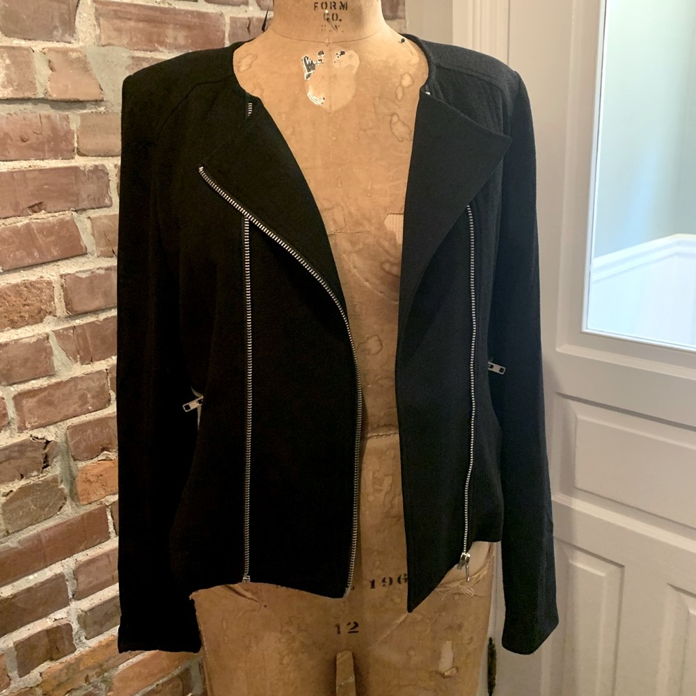 Lulus Black Moto Jacket.
